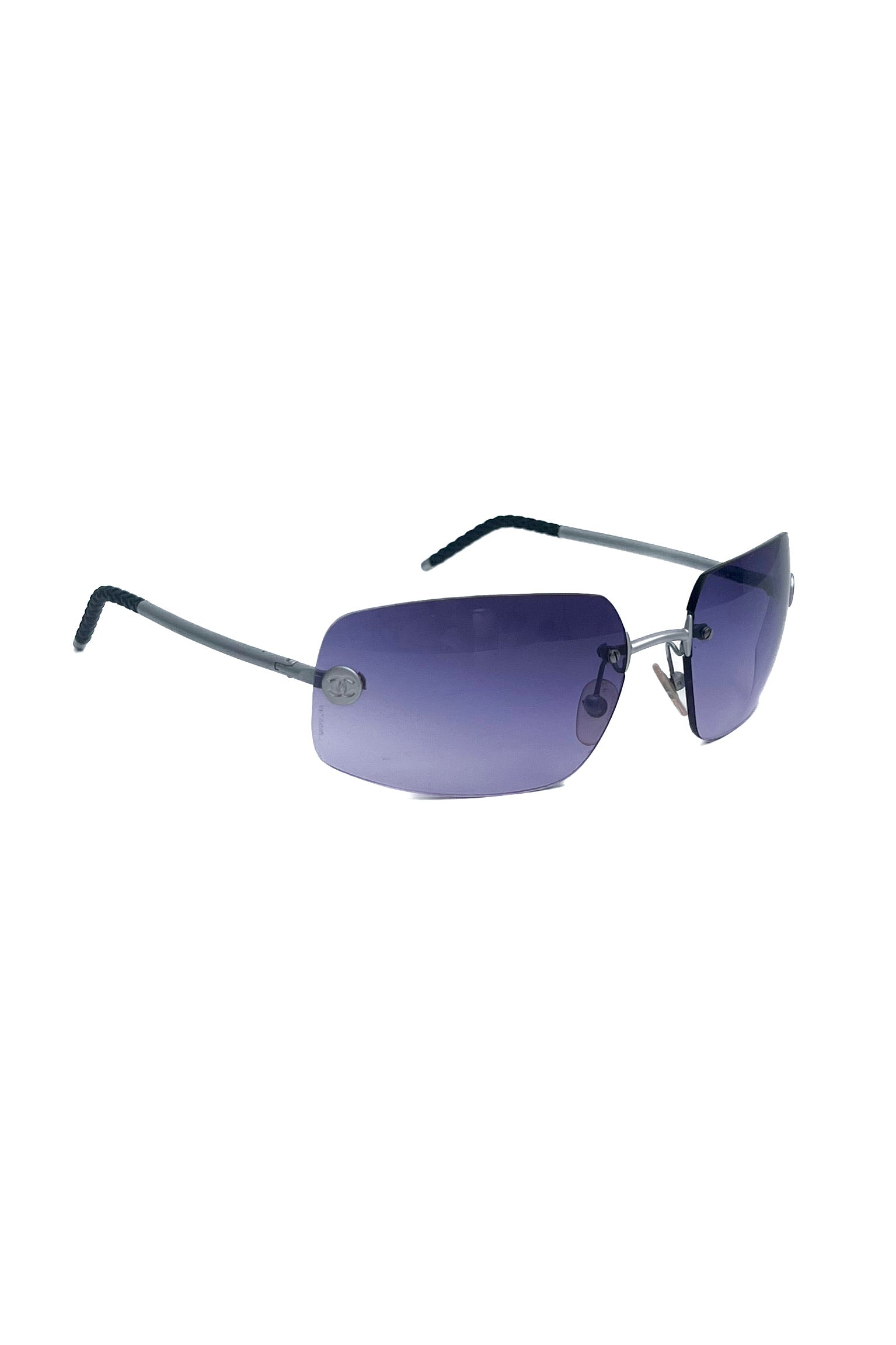 Vintage Purple Rimless Sunglasses – GIMME GLITTER