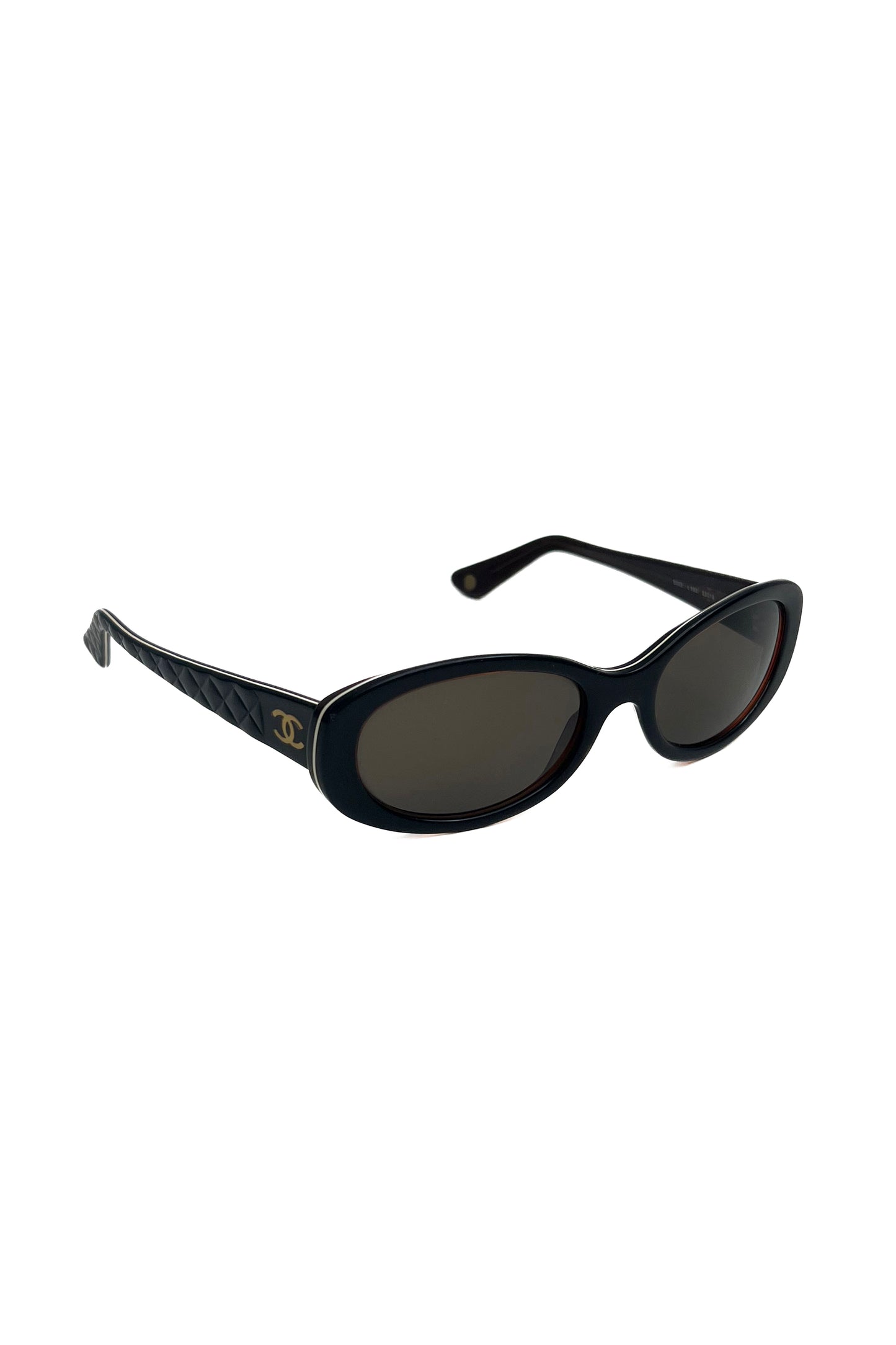 Vintage Chocolate Simple Oval Sunglasses