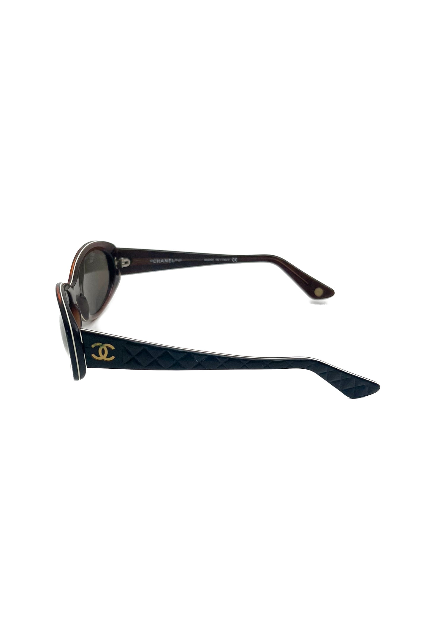 Vintage Chocolate Simple Oval Sunglasses