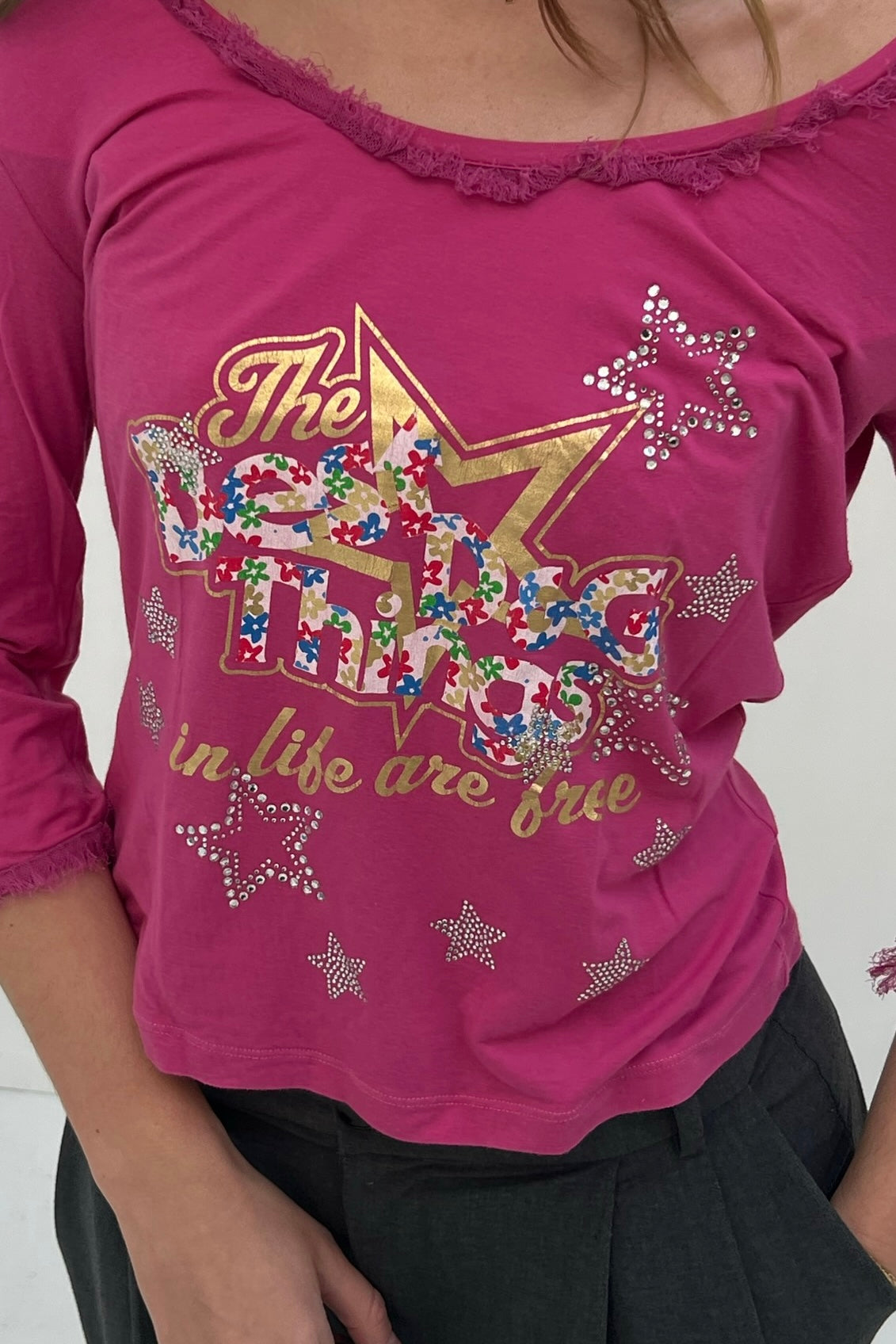 Vintage Best Things in Life Top