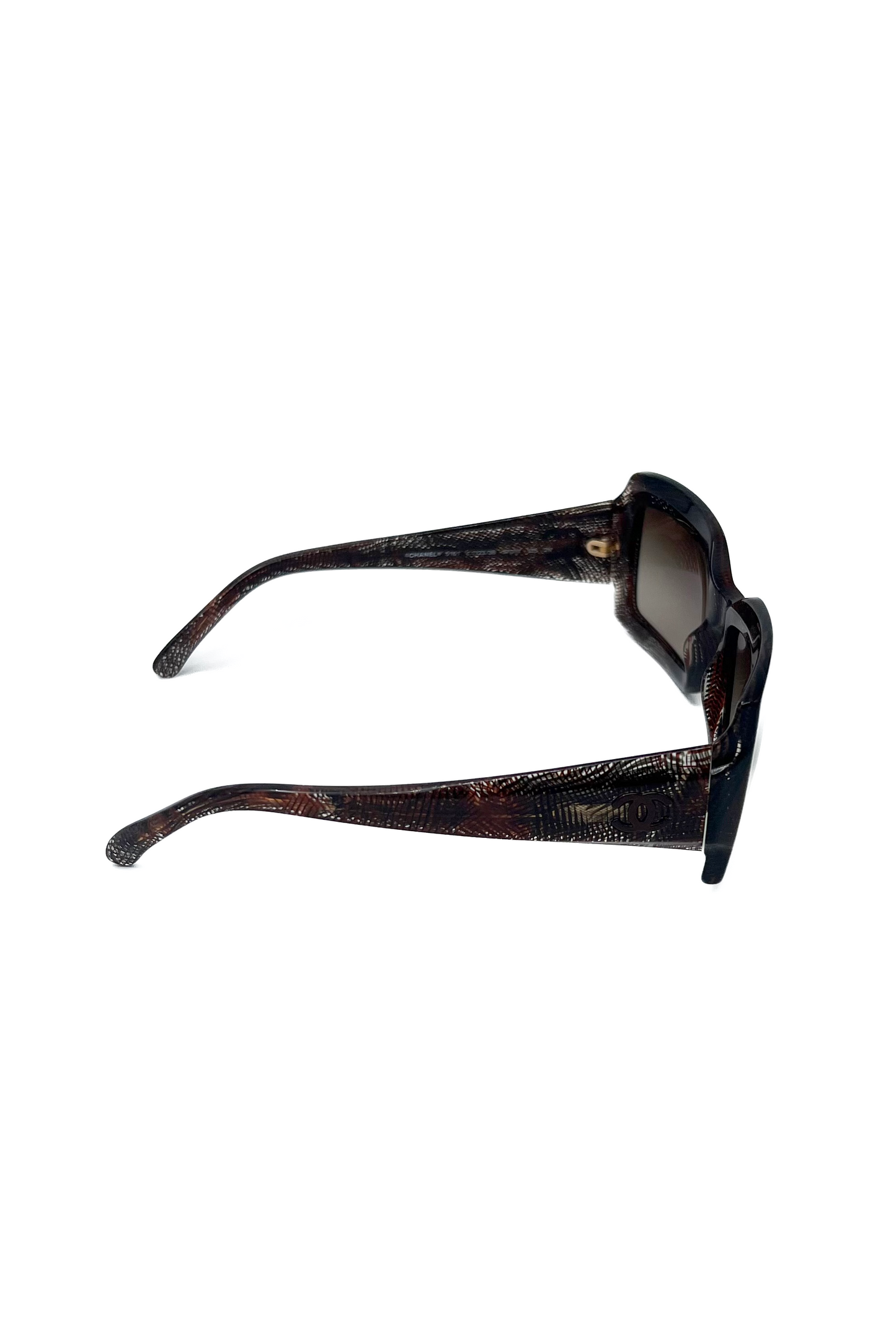 Vintage Chocolate Lace Printed Sunglasses