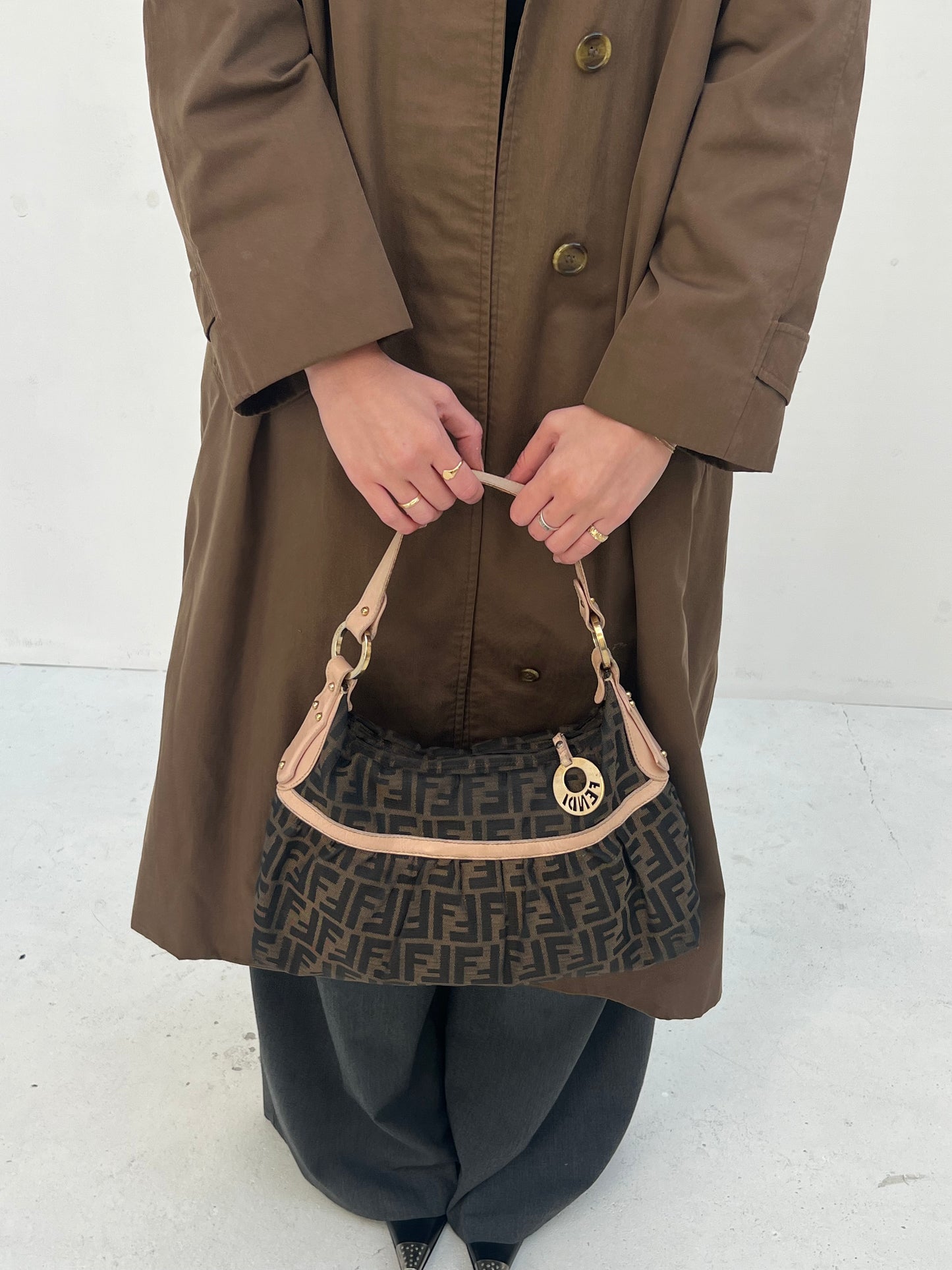 Vintage Straight Trenchcoat Brown