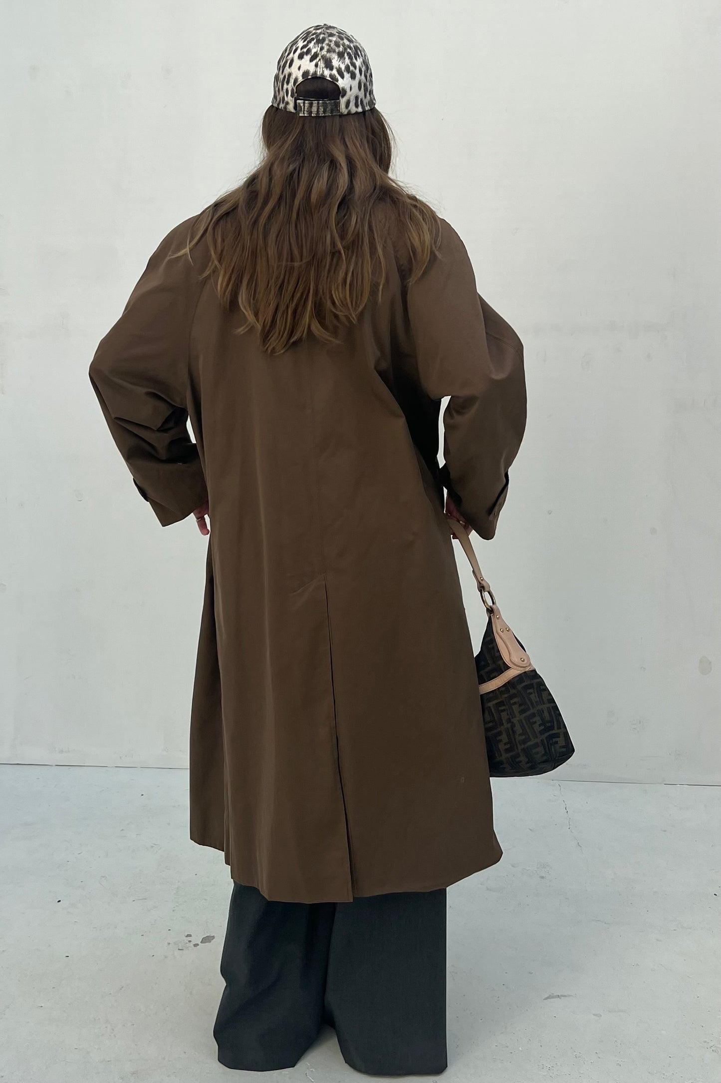 Vintage Straight Trenchcoat Brown