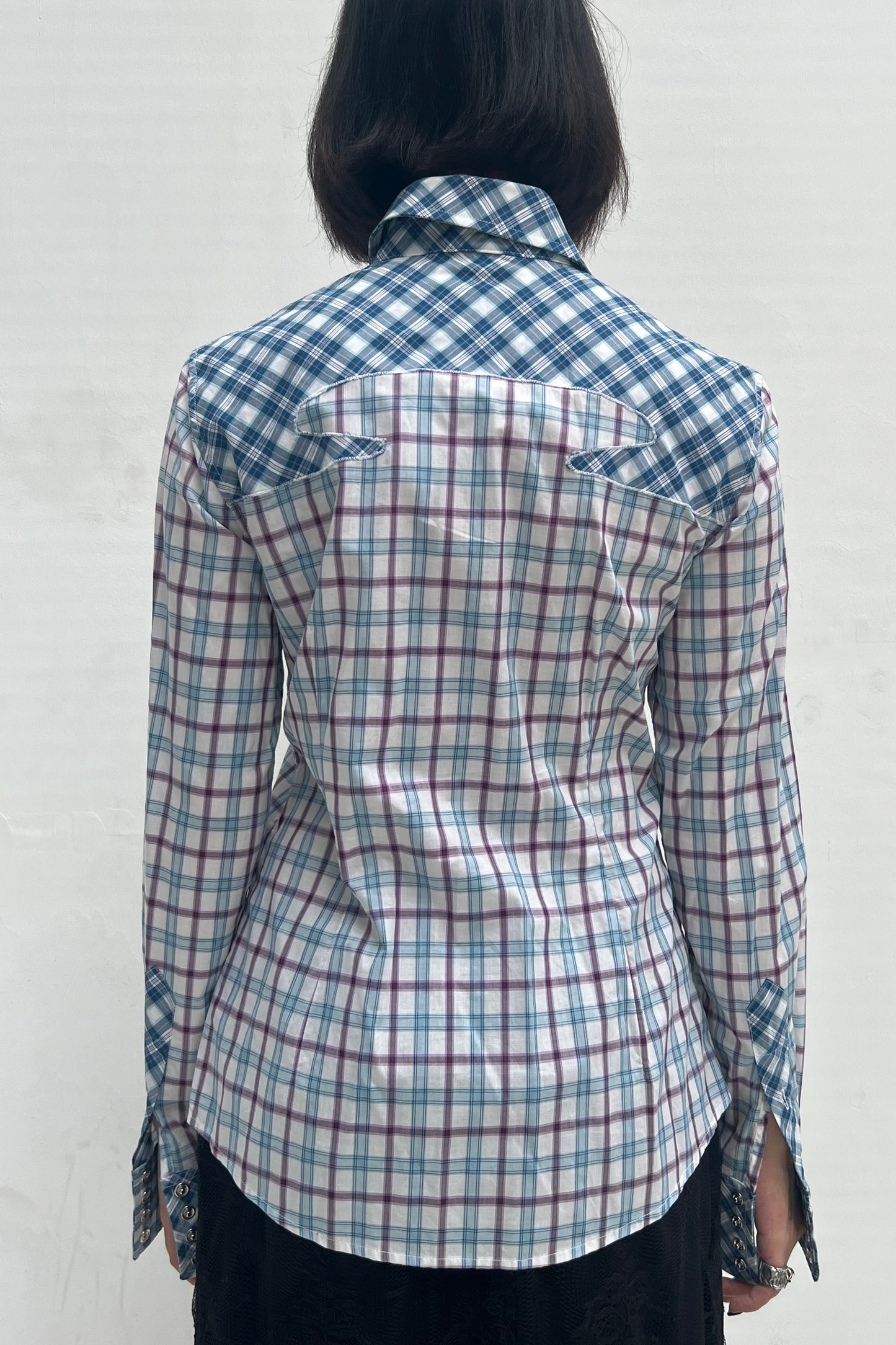 Vintage Checked Cowgirl Blouse
