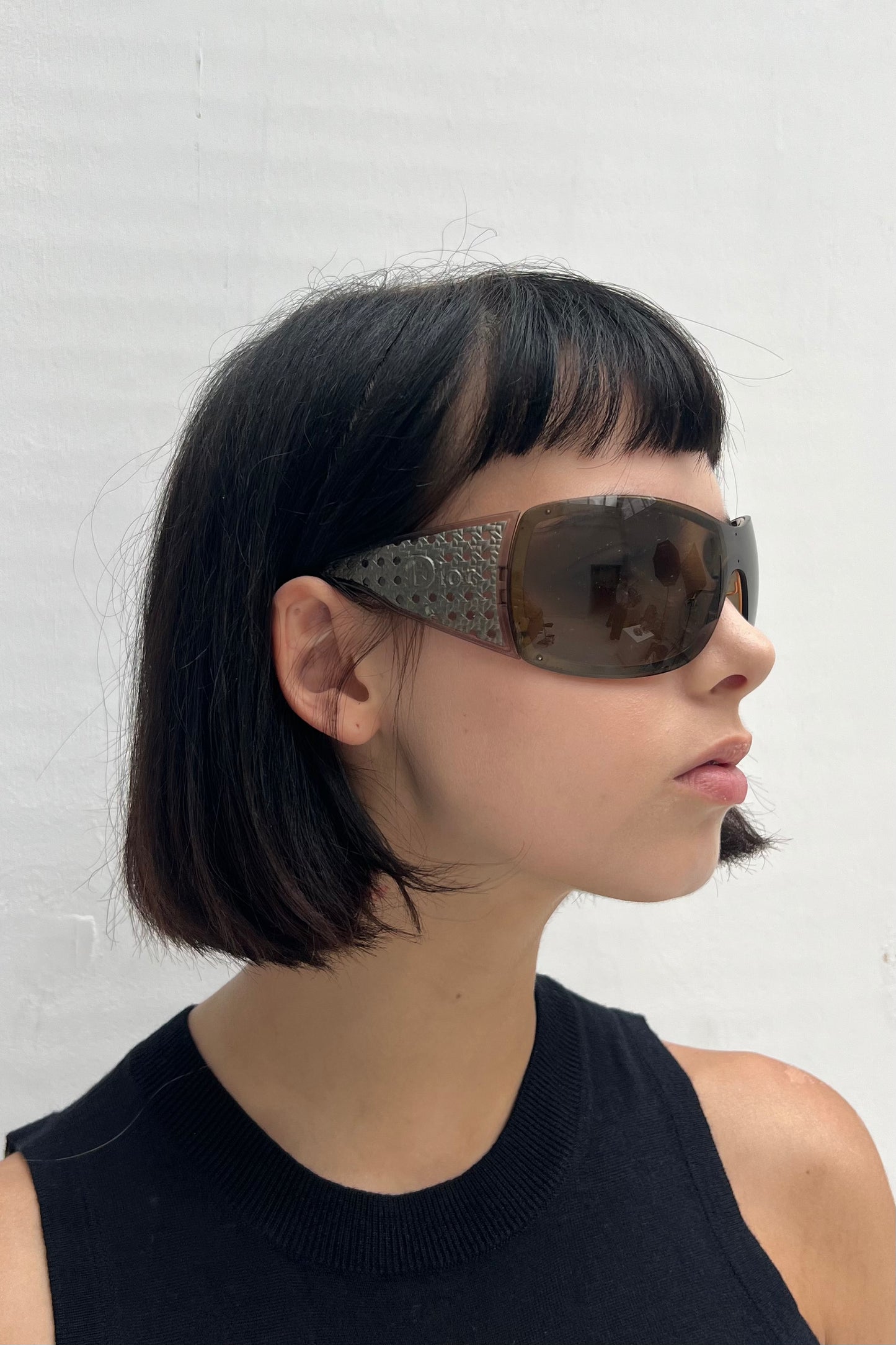Vintage Quadrille Mask Sunglasses