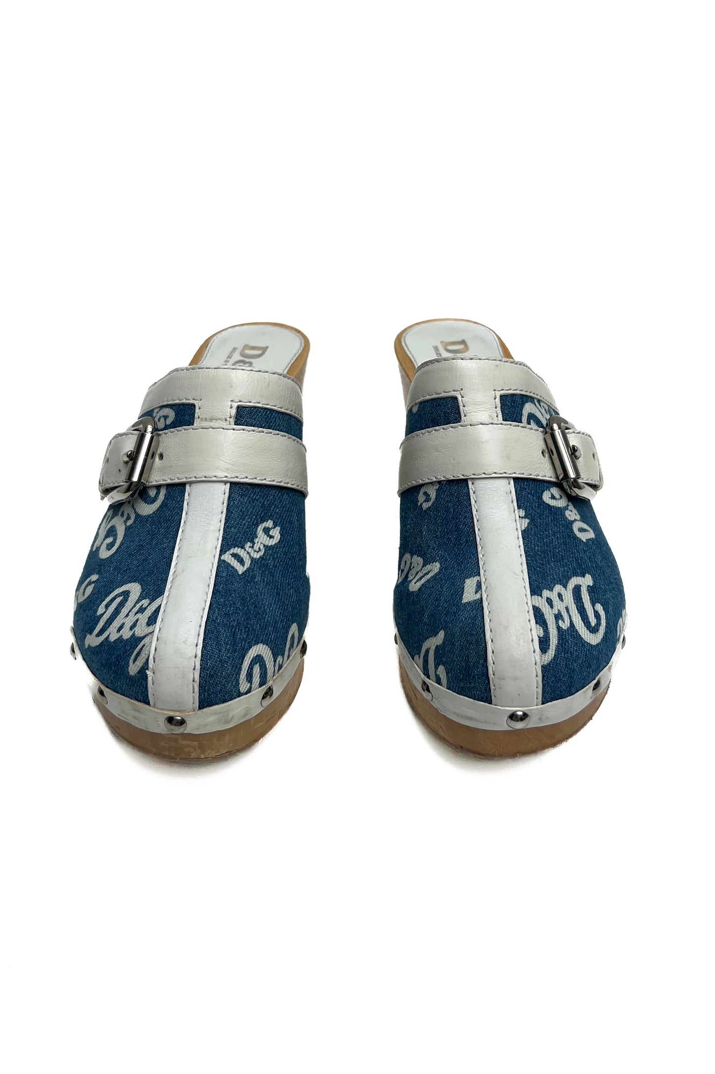 Vintage Denim Clogs 39.5