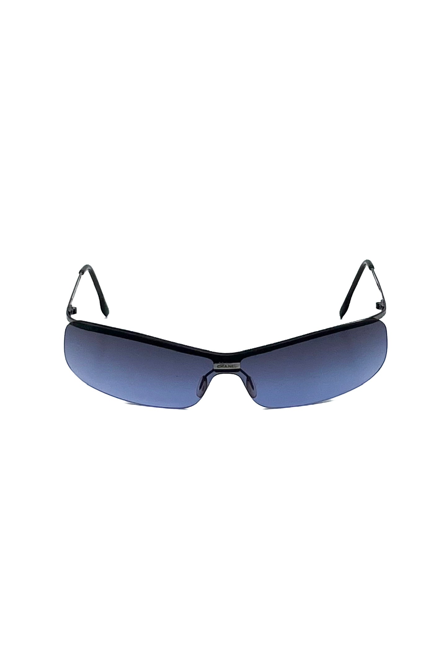 Vintage Purple Rimless Speedy Sunglasses
