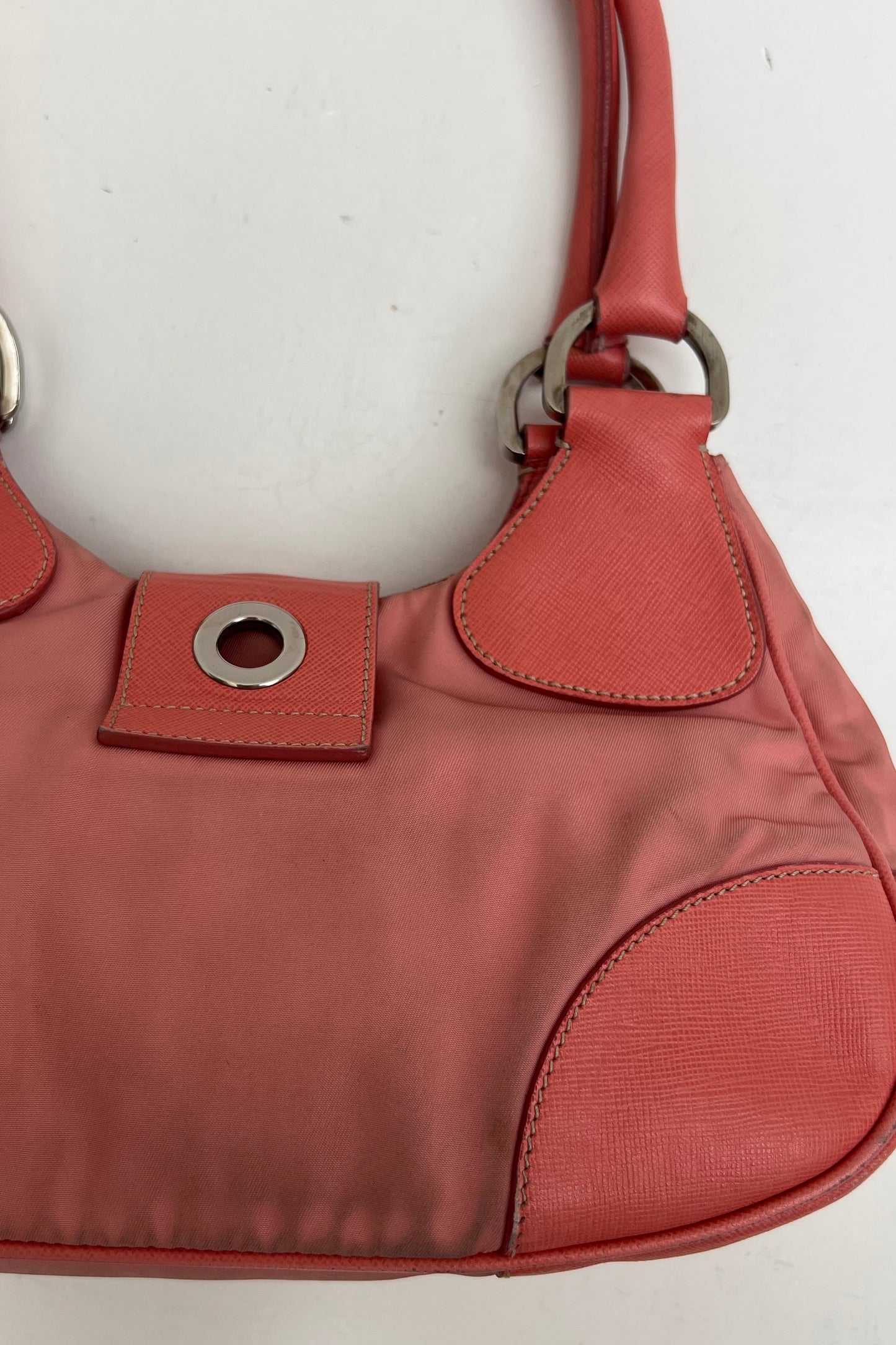 Vintage Peach Moon Bag