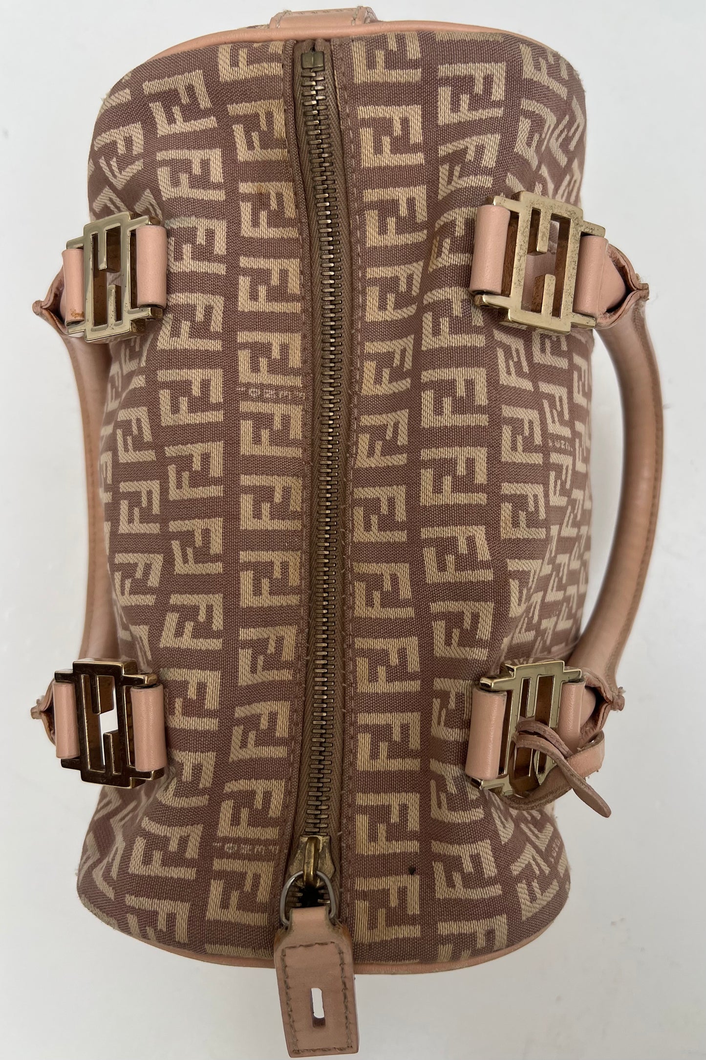 Vintage Nude Zuchino Boston Bag