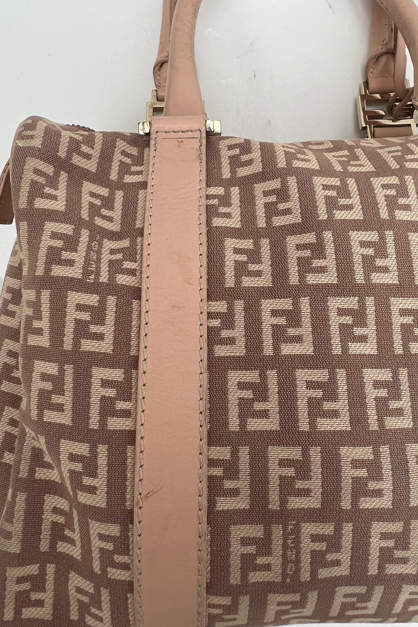 Vintage Nude Zuchino Boston Bag
