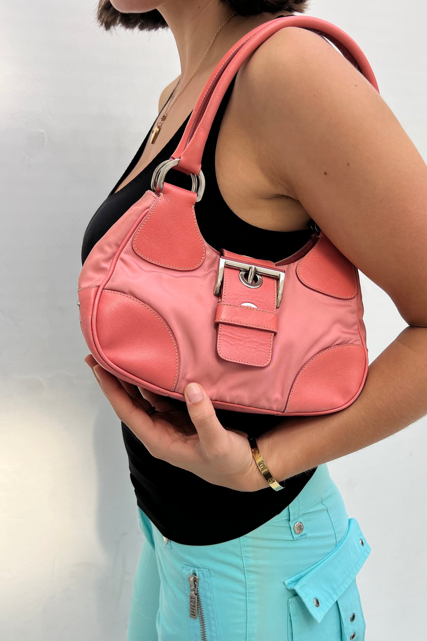 Vintage Peach Moon Bag