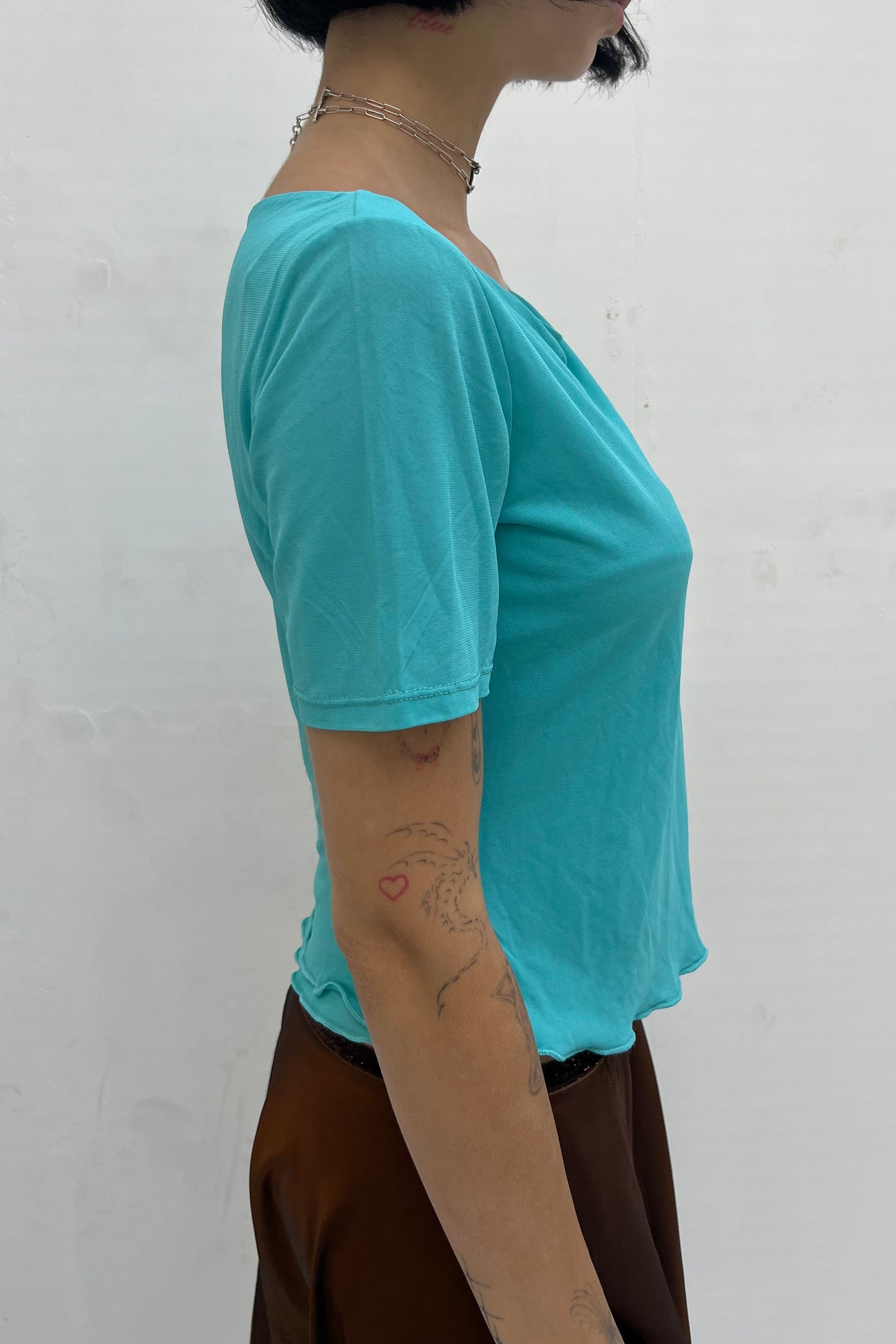 Vintage Turquoise Top