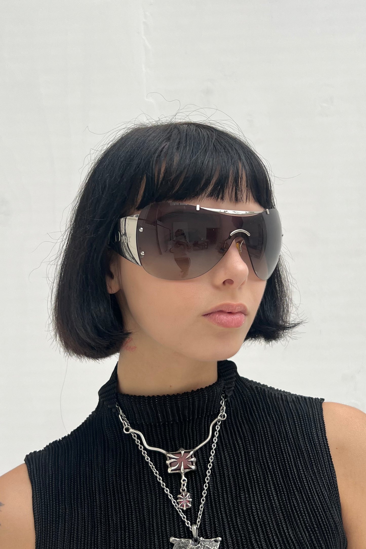 Vintage Mask Hornprint Diorito 1 Sunglasses