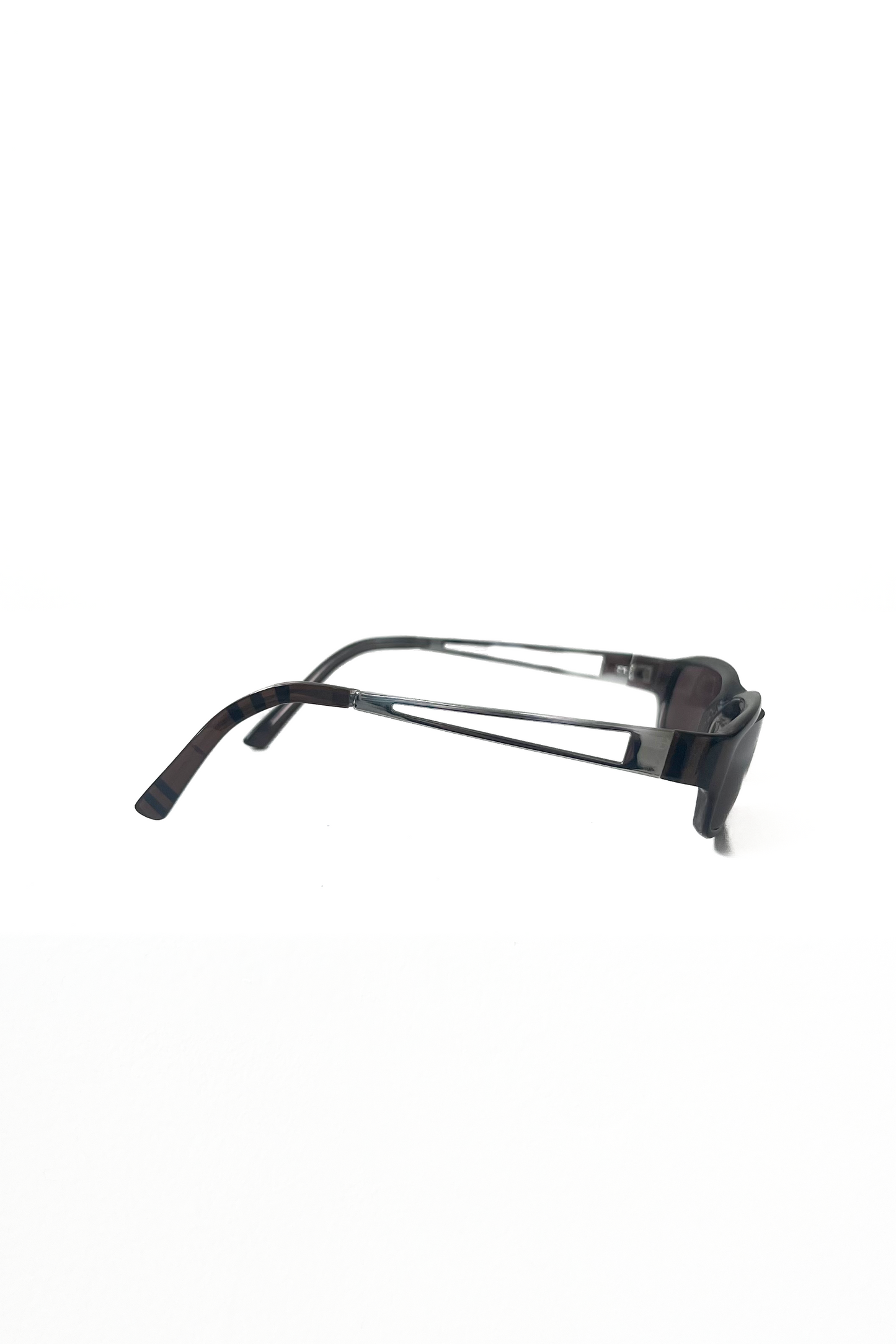 Vintage Chocolate Checked Tiny Sunglasses