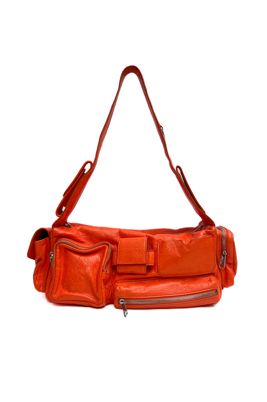 Vintage Orange Superbusy Small Shoulder Bag