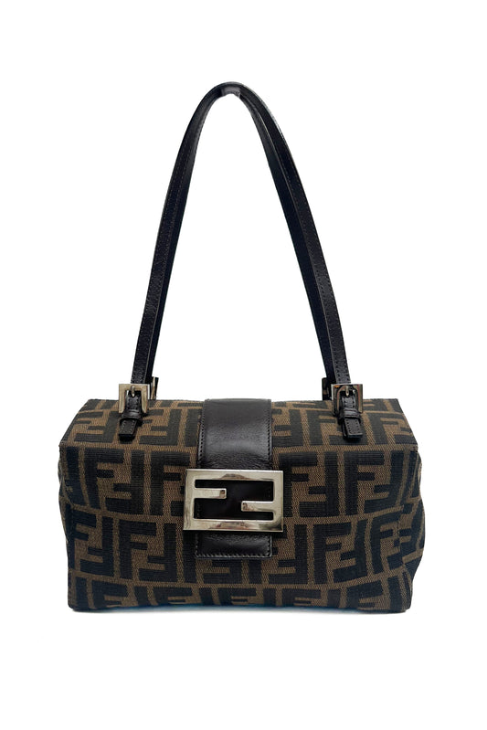 Vintage Classic Zucca Boxy Baguette Bag