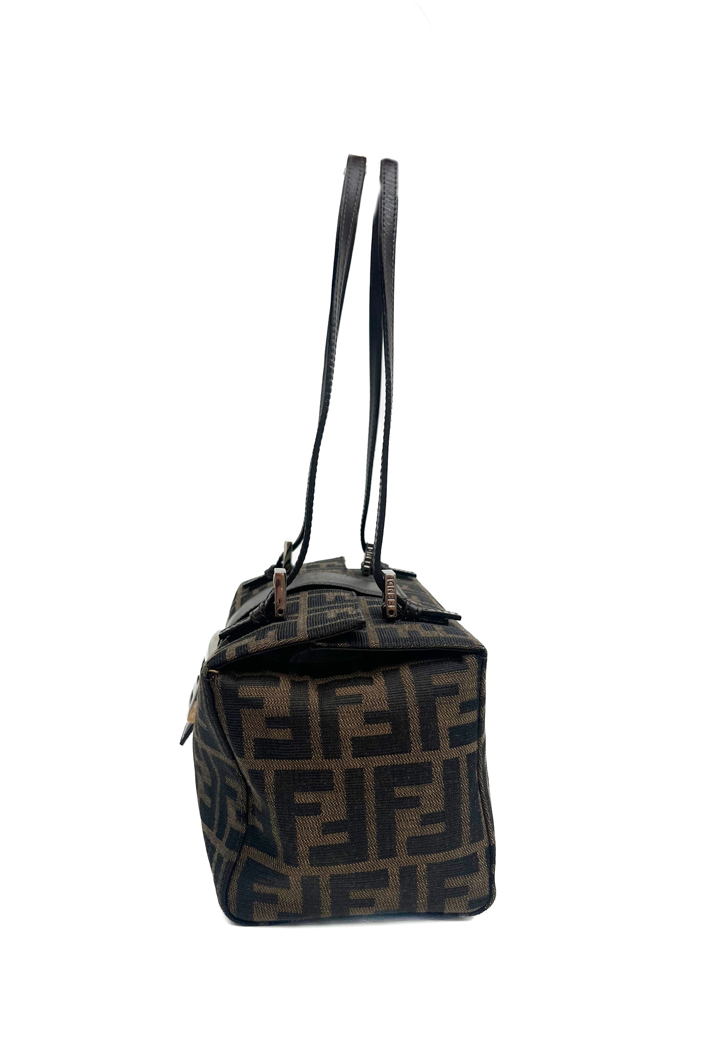 Vintage Classic Zucca Boxy Baguette Bag