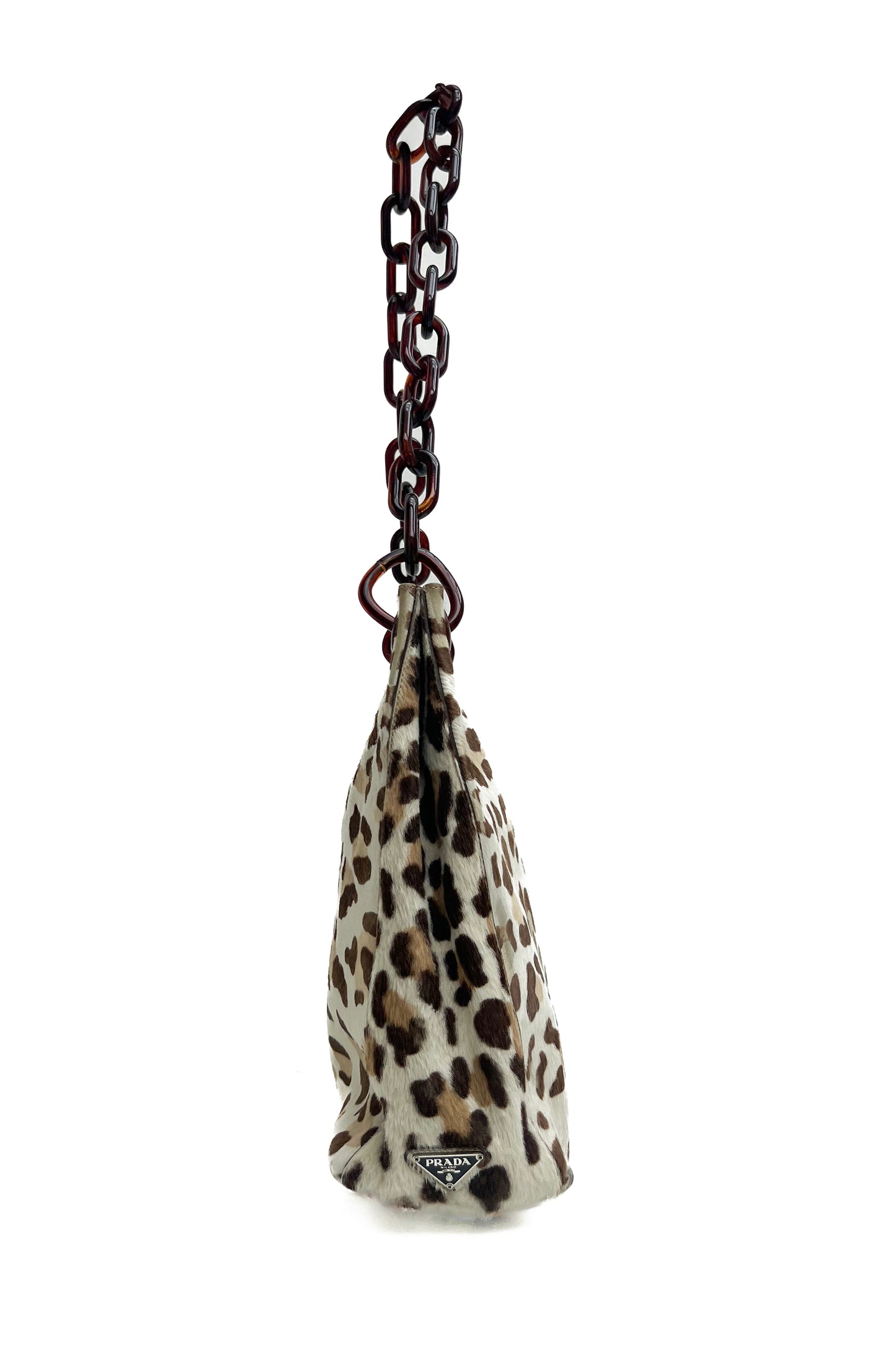 Vintage Leopard Tortoise Chain Bag