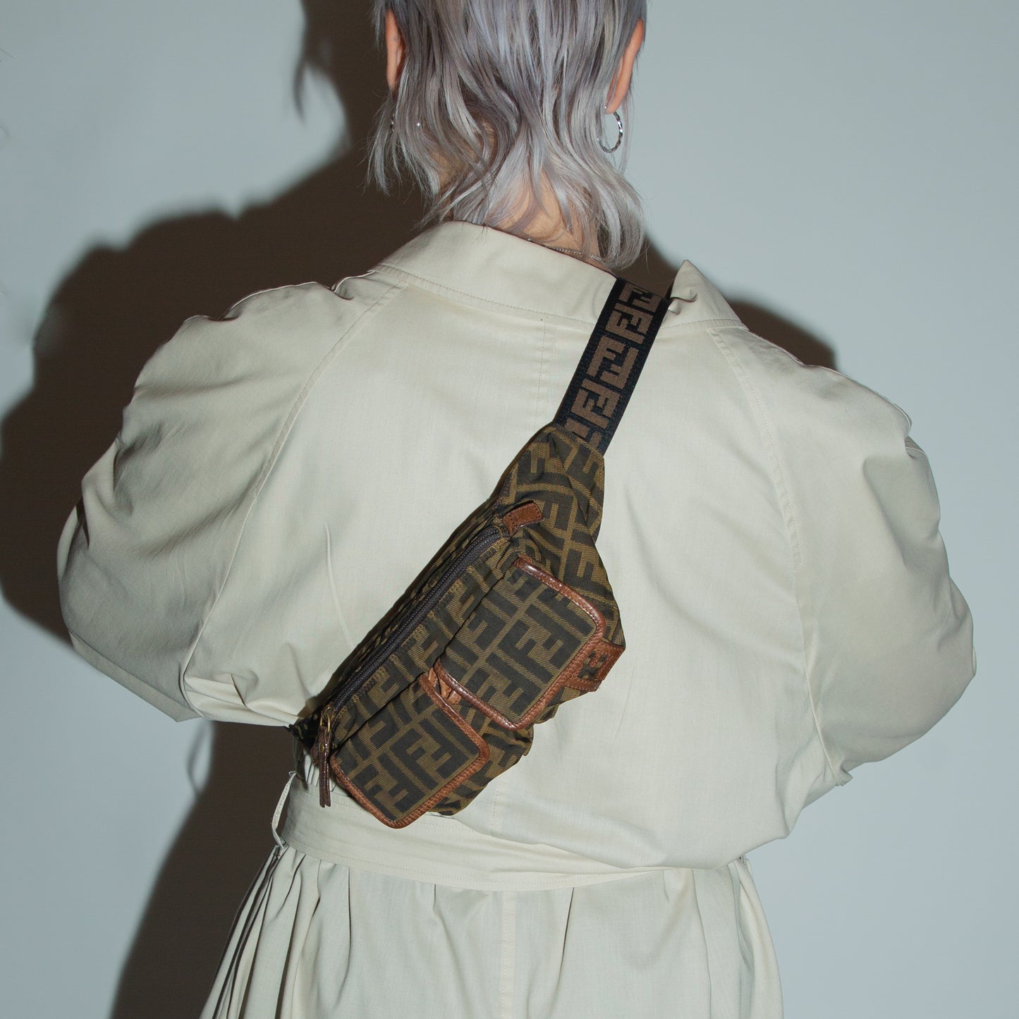 Vintage Fendi Classic Zucca Bum-Bag