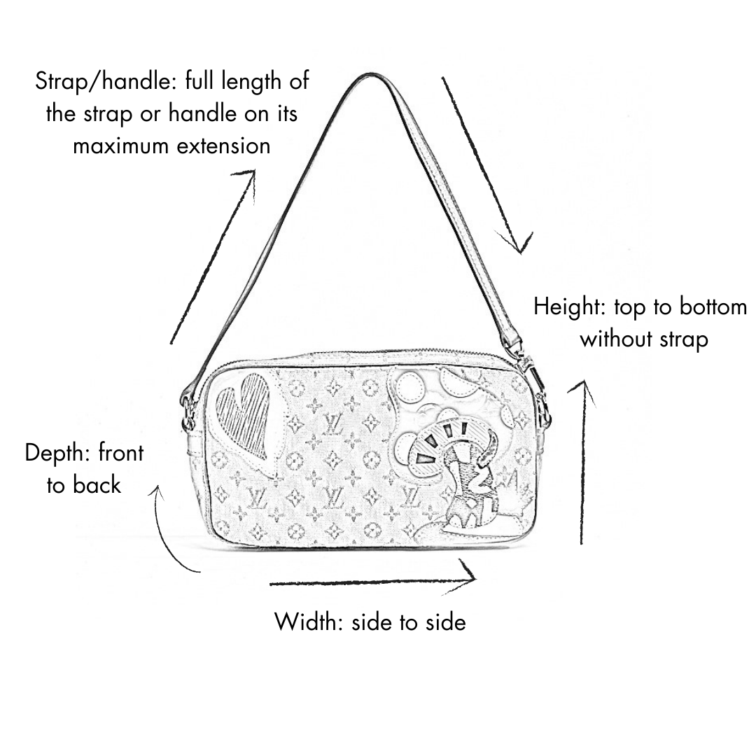 Vintage Monogram & Green Leather Tofu Bag