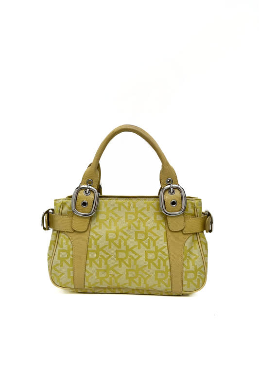 Vintage Yellow Monogram Handbag