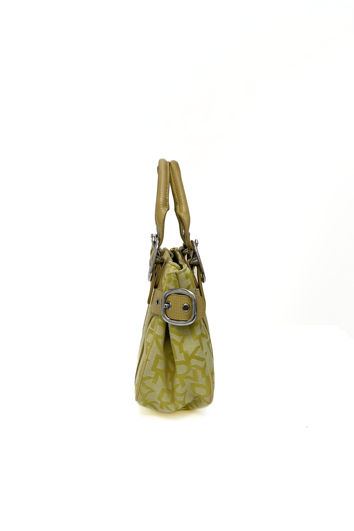 Vintage Yellow Monogram Handbag
