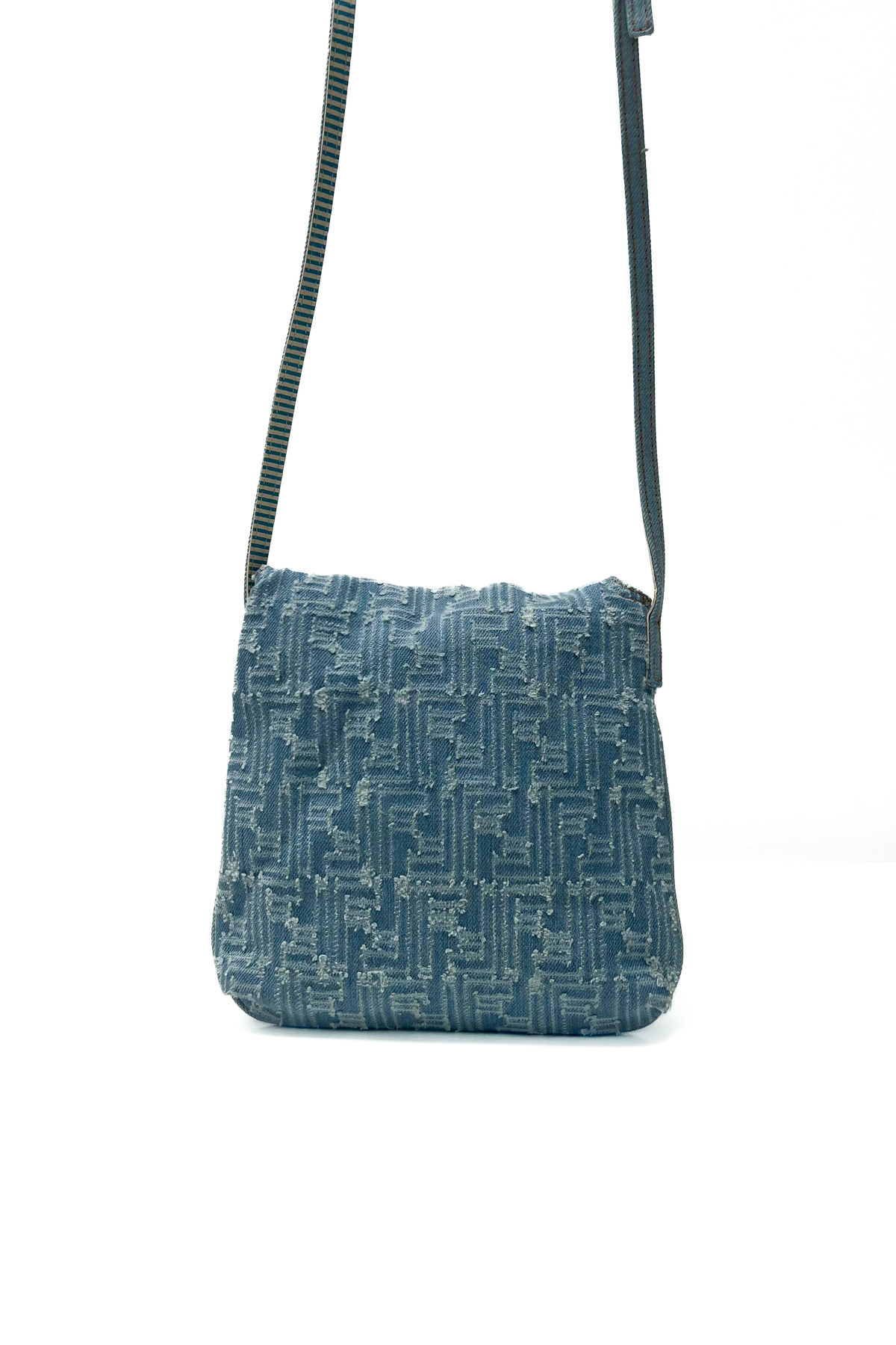 Vintage Denim Zucca Cross Body Bag
