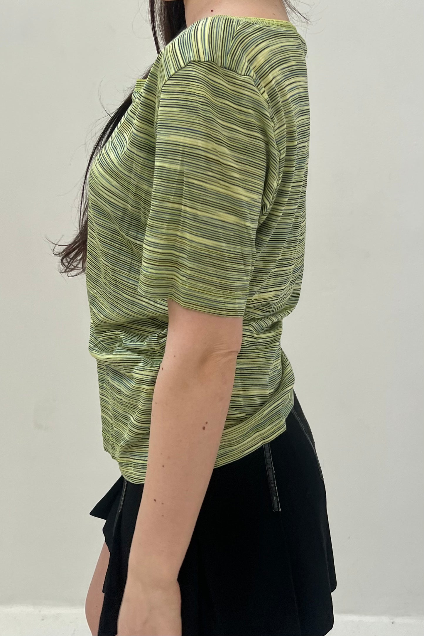 Vintage Green Woven Tee