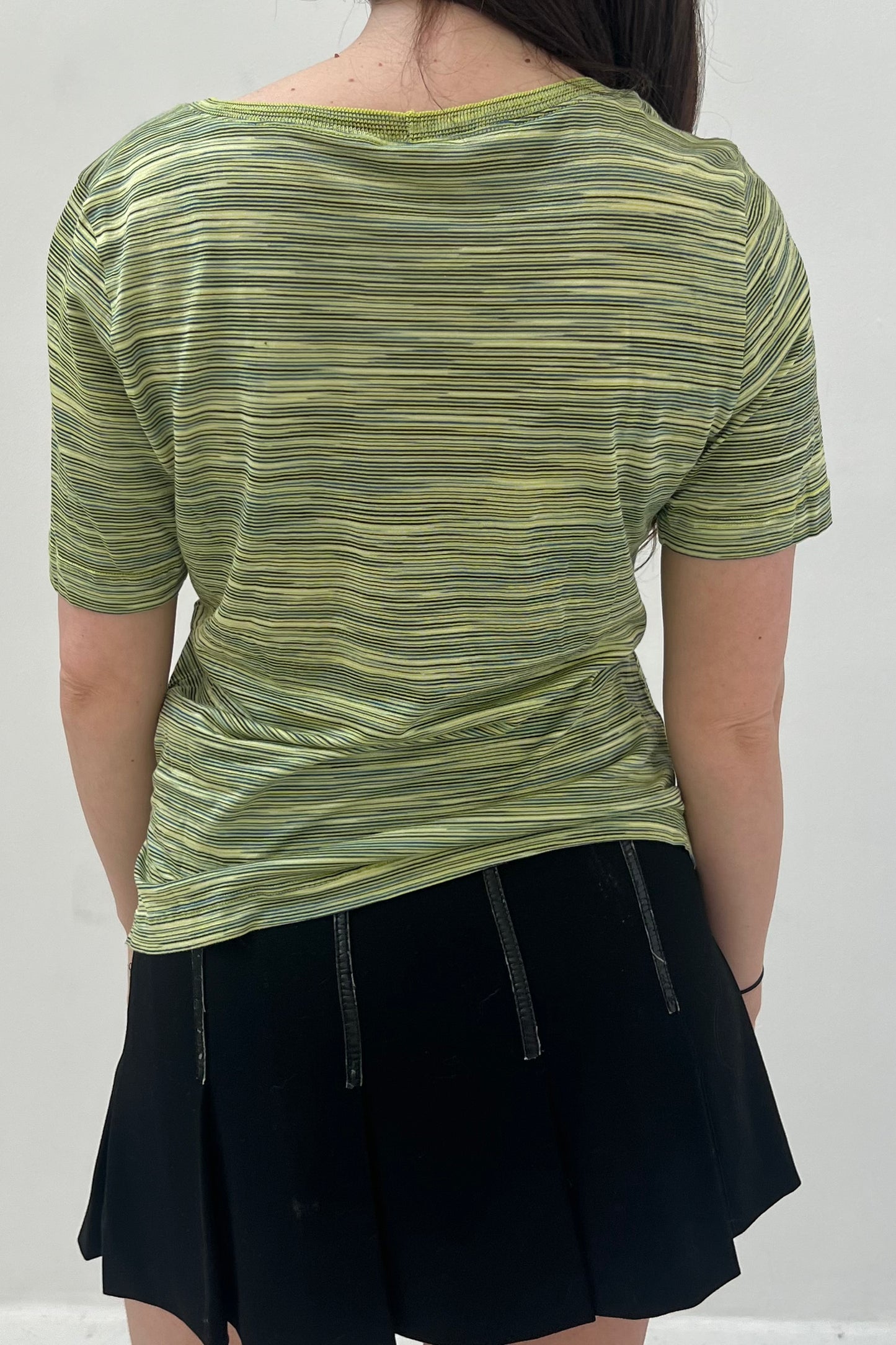 Vintage Green Woven Tee