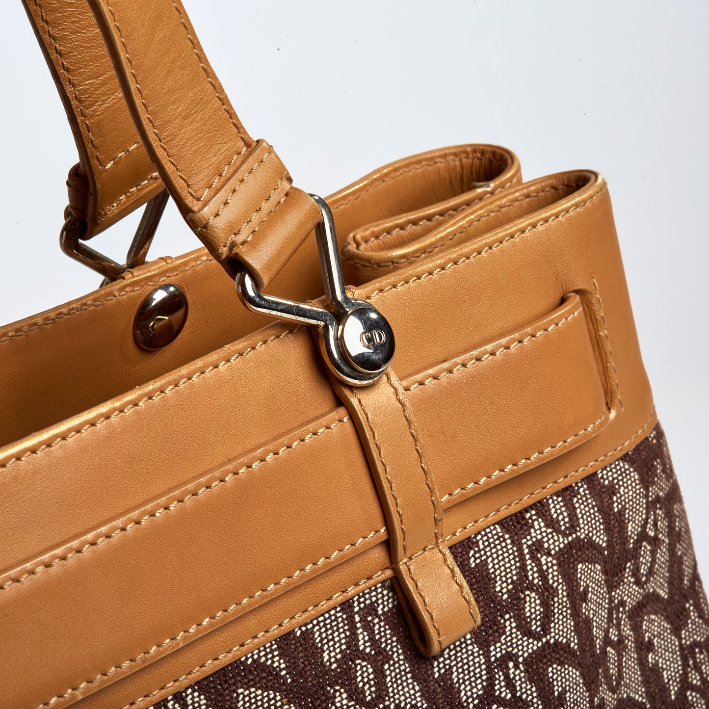 Vintage Christian Dior Trotter Brown Trouser Bag