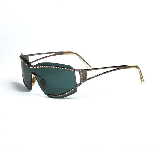 Vintage Salvatore Ferragamo Strass Sunglasses