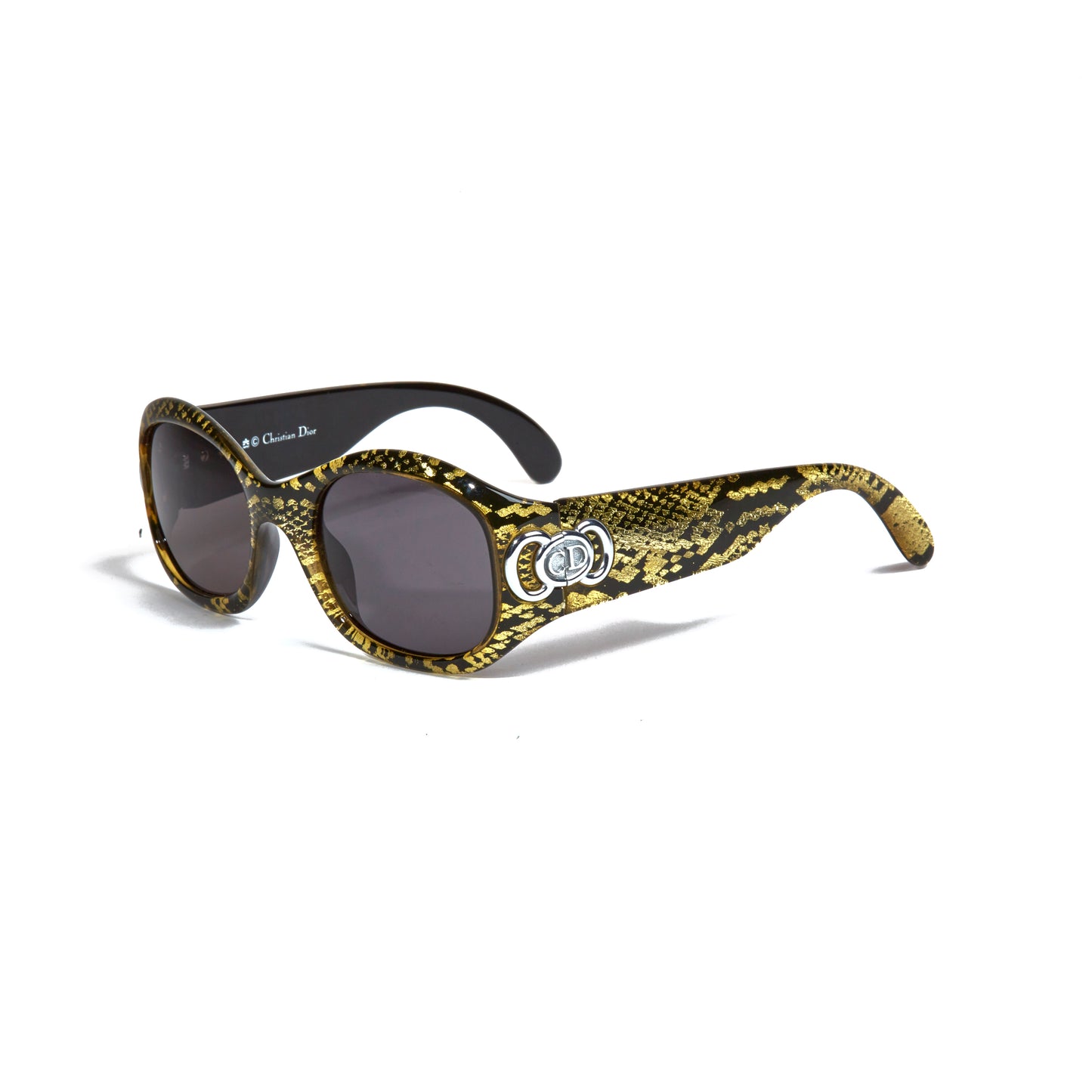 Vintage Dior Snake Printed Sunglasses