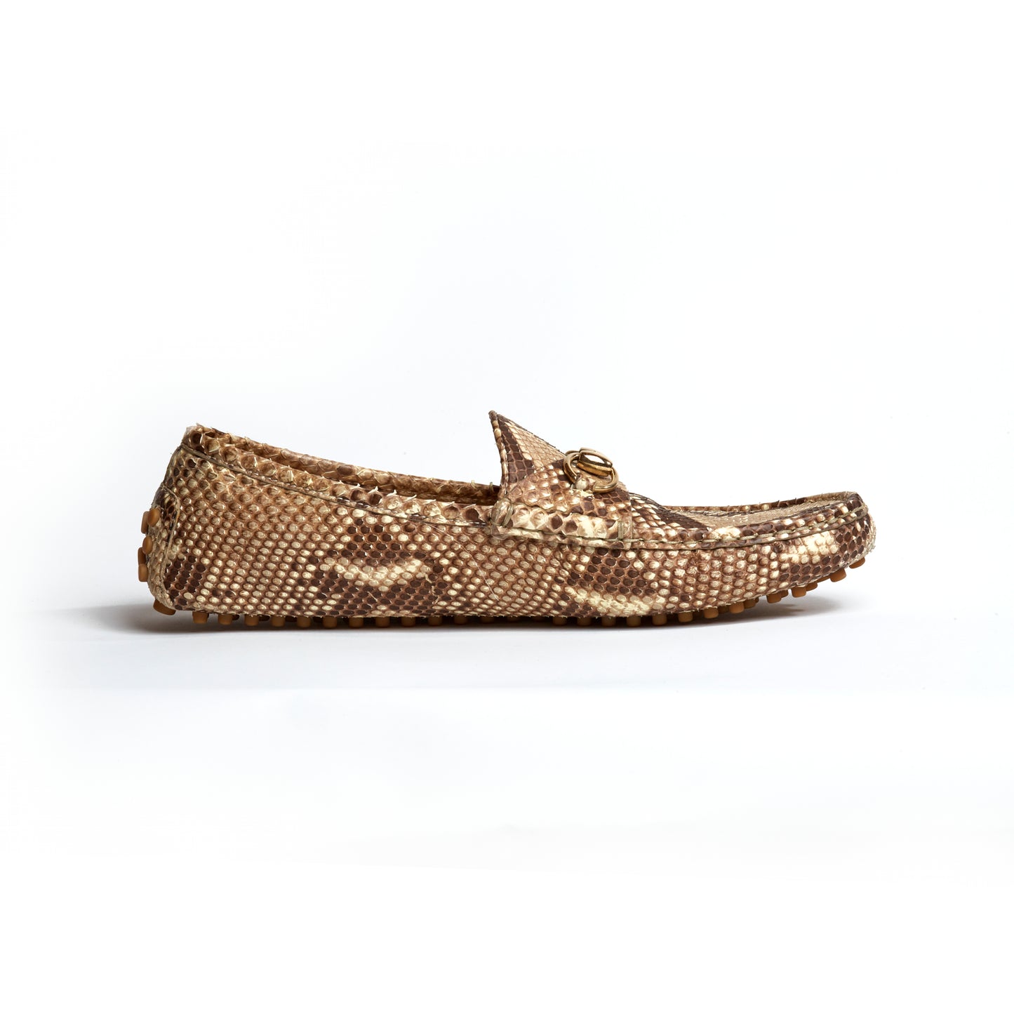 Vintage Gucci Python Loafers 41