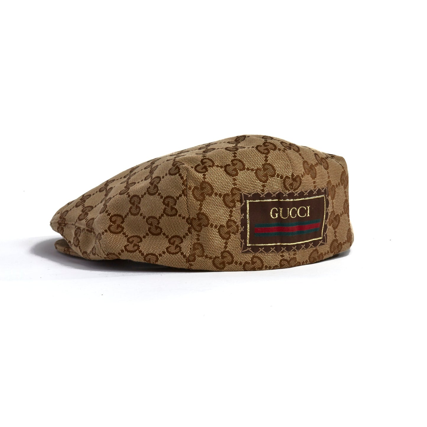 Vintage Gucci Classic Monogram Flatcap