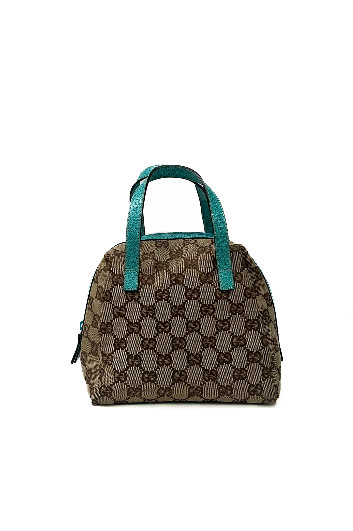 Vintage Monogram & Turquoise Tofu Bag
