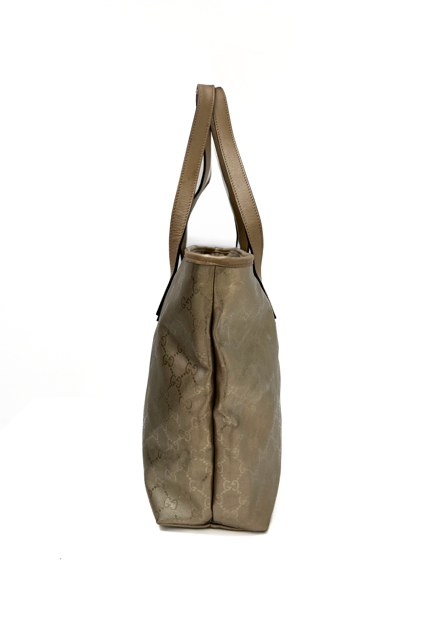 Vintage Golden Coated Monogram Shopper Bag