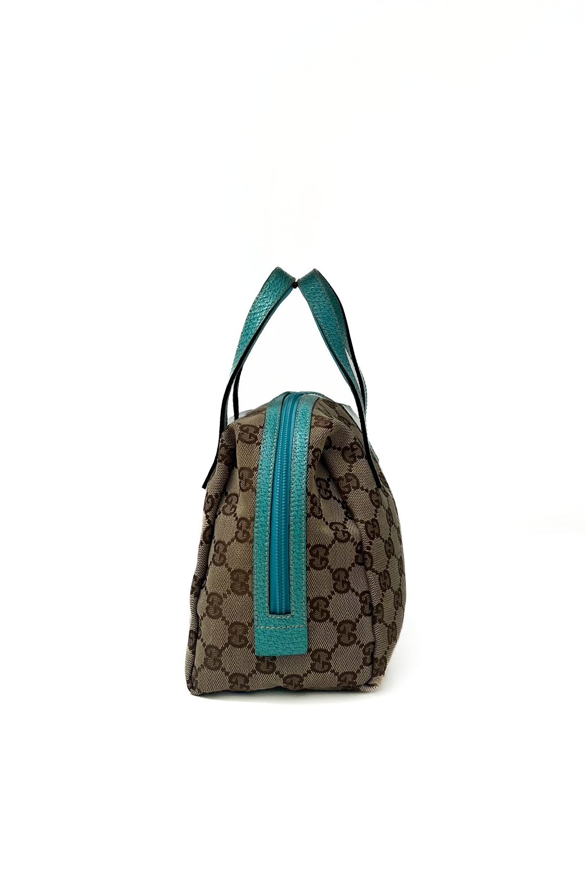Vintage Monogram & Turquoise Tofu Bag