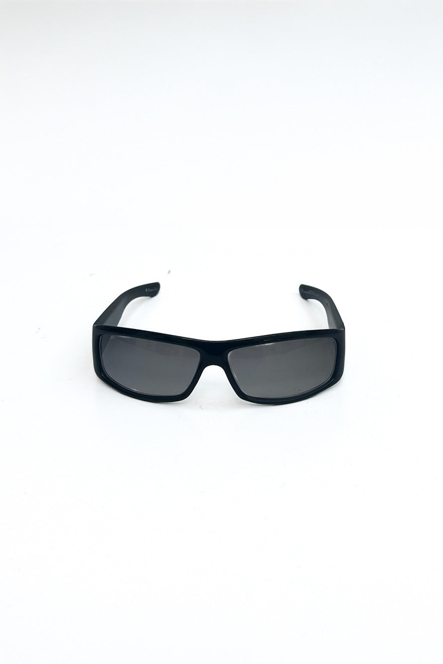 Vintage Black Crystal Arms Sunglasses