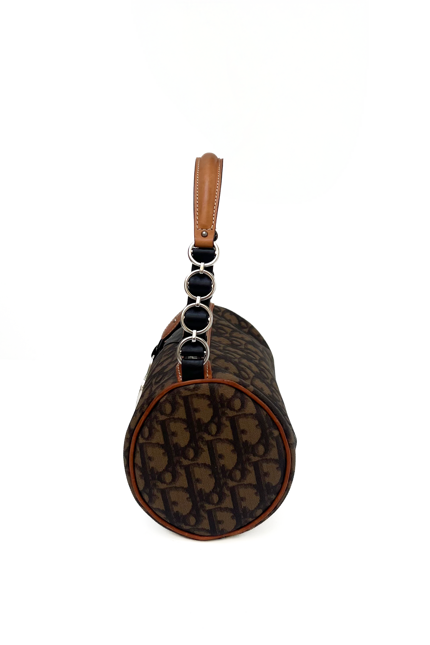 Vintage Brown Trotter Romantique Barrel Pochette