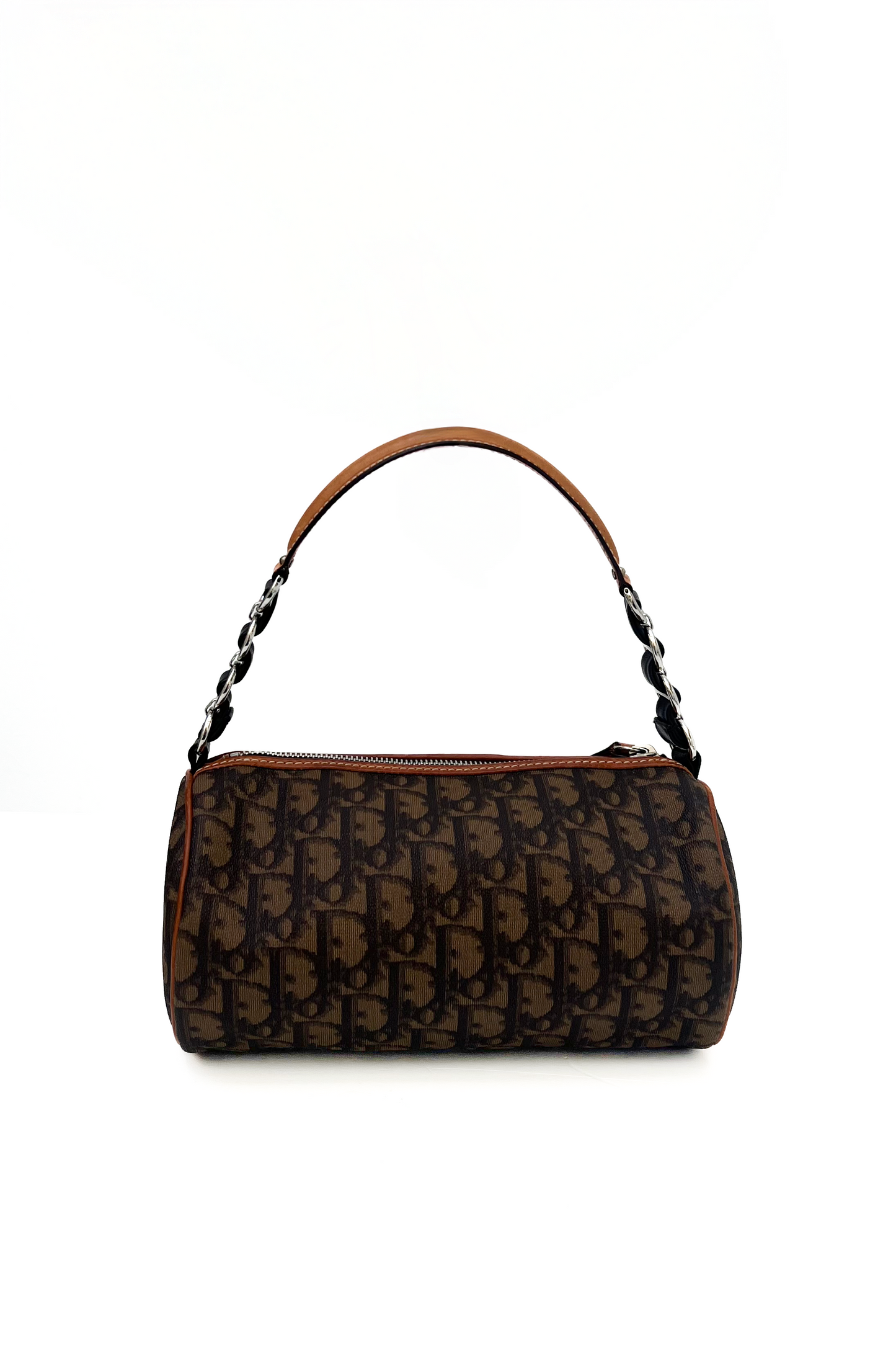 Vintage Brown Trotter Romantique Barrel Pochette