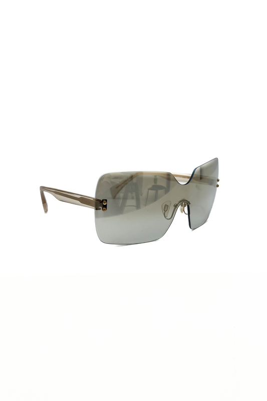 Vintage Golden Glow Rimless Sunglasses