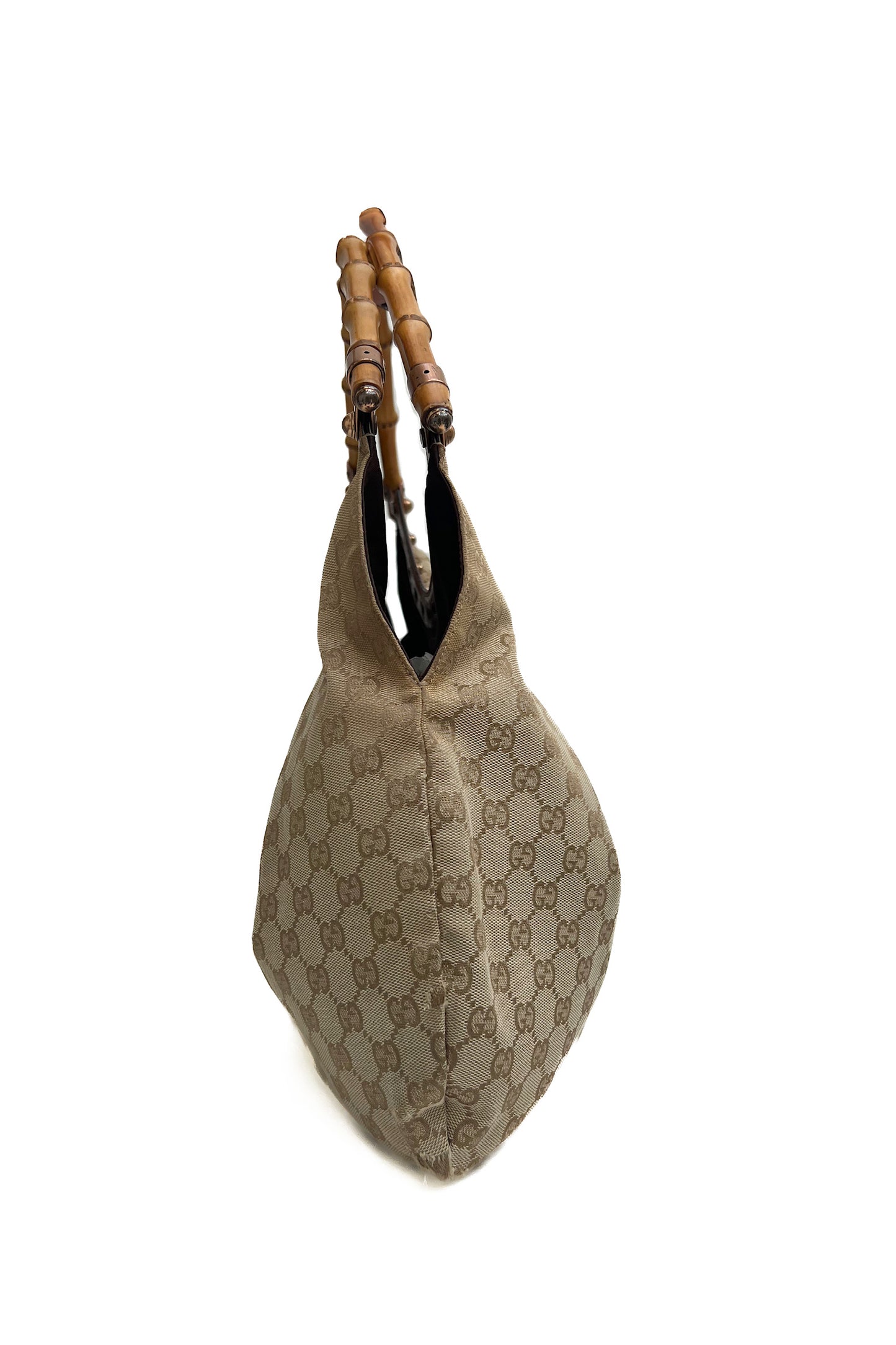 Vintage Classic Monogram Bamboo Handle Bag