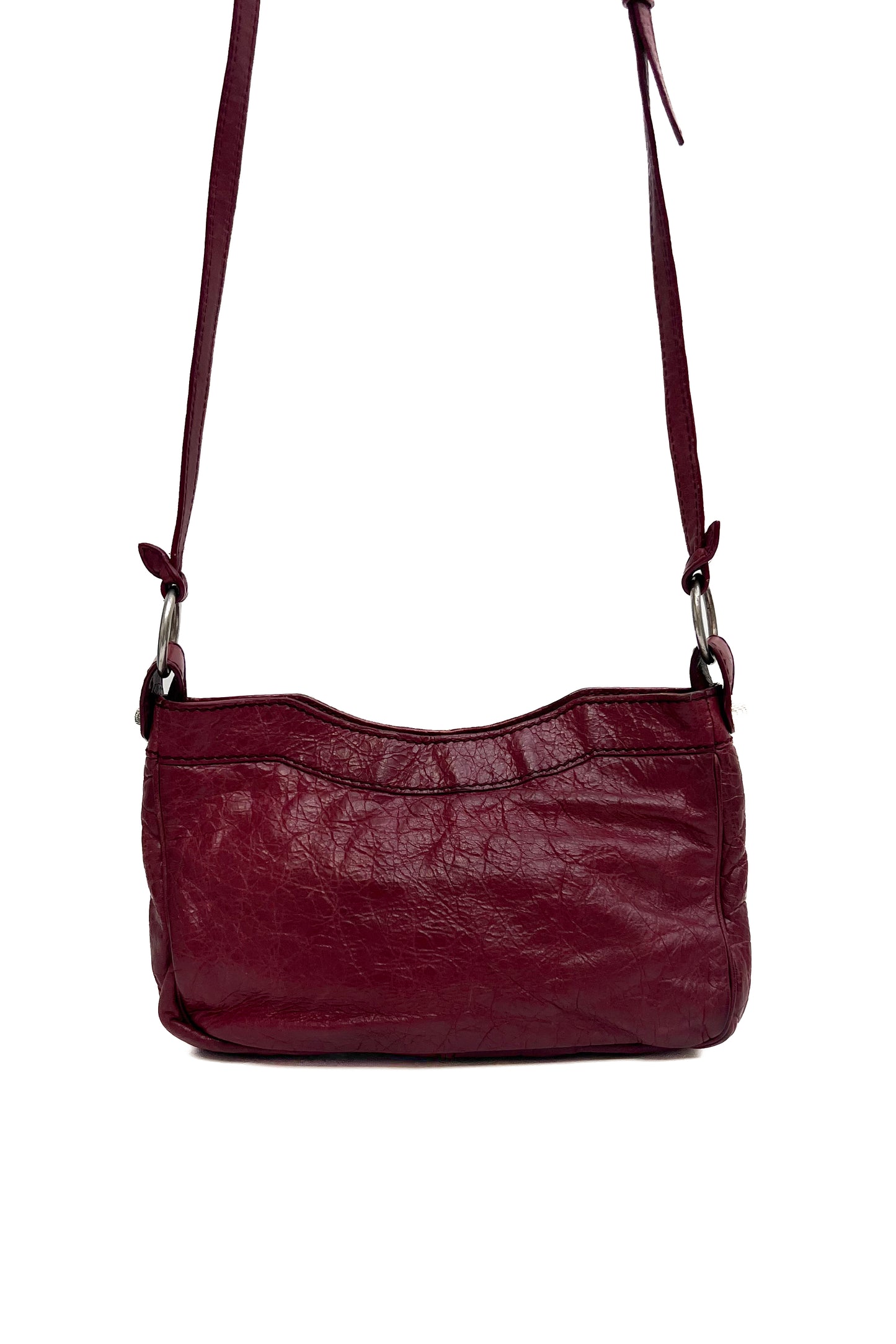 Vintage Burgundy Hip Bag