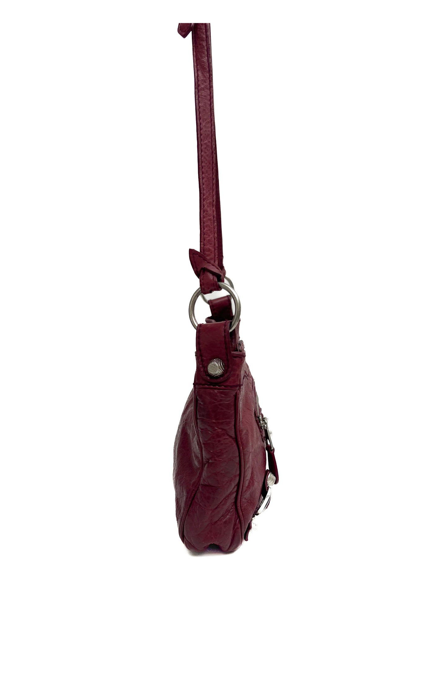 Vintage Burgundy Hip Bag