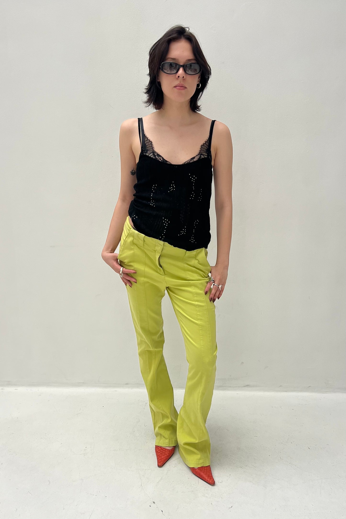 Vintage Apple Green Pants
