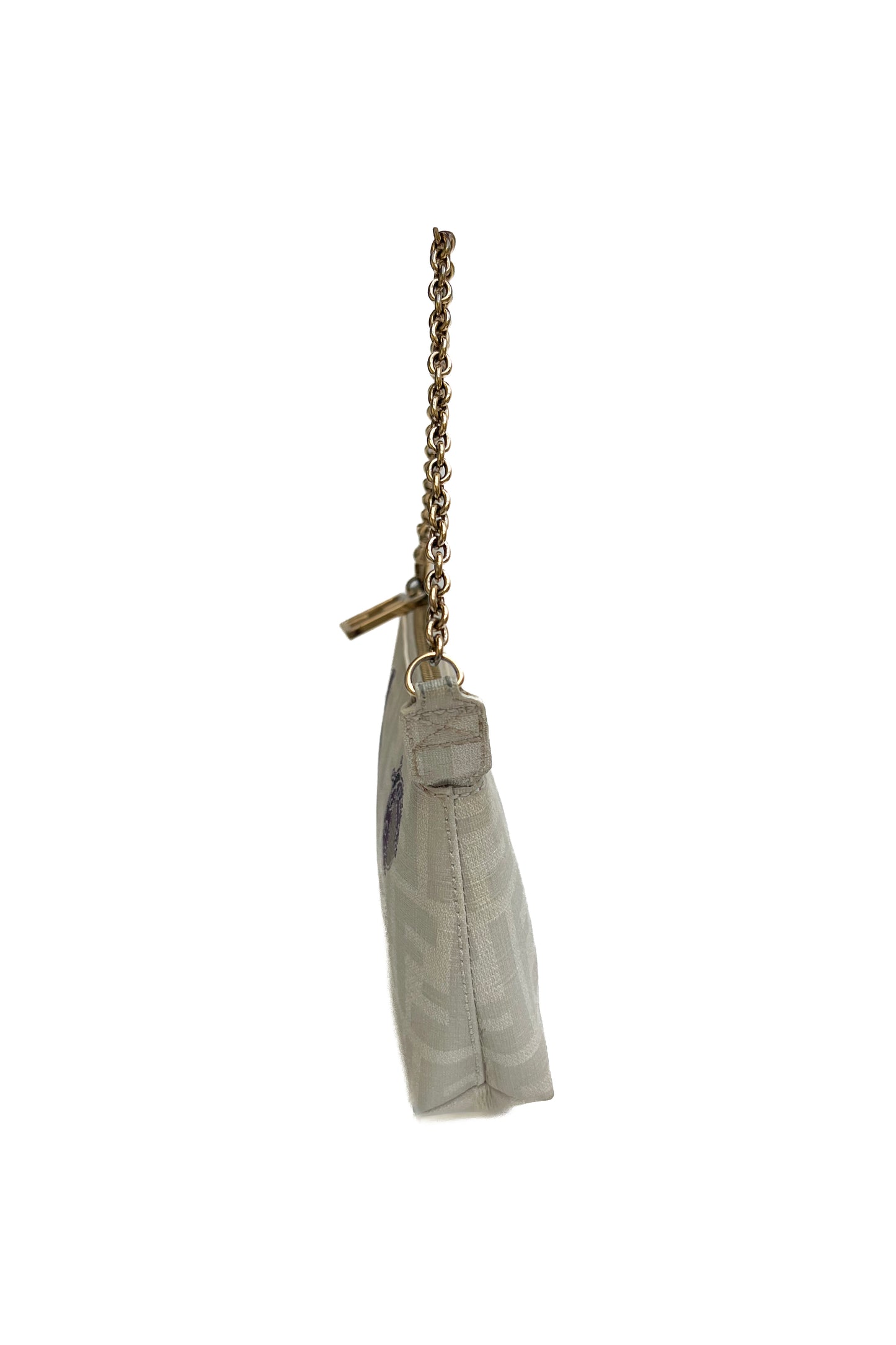 Vintage Cream Zucca & Stich Print Pochette