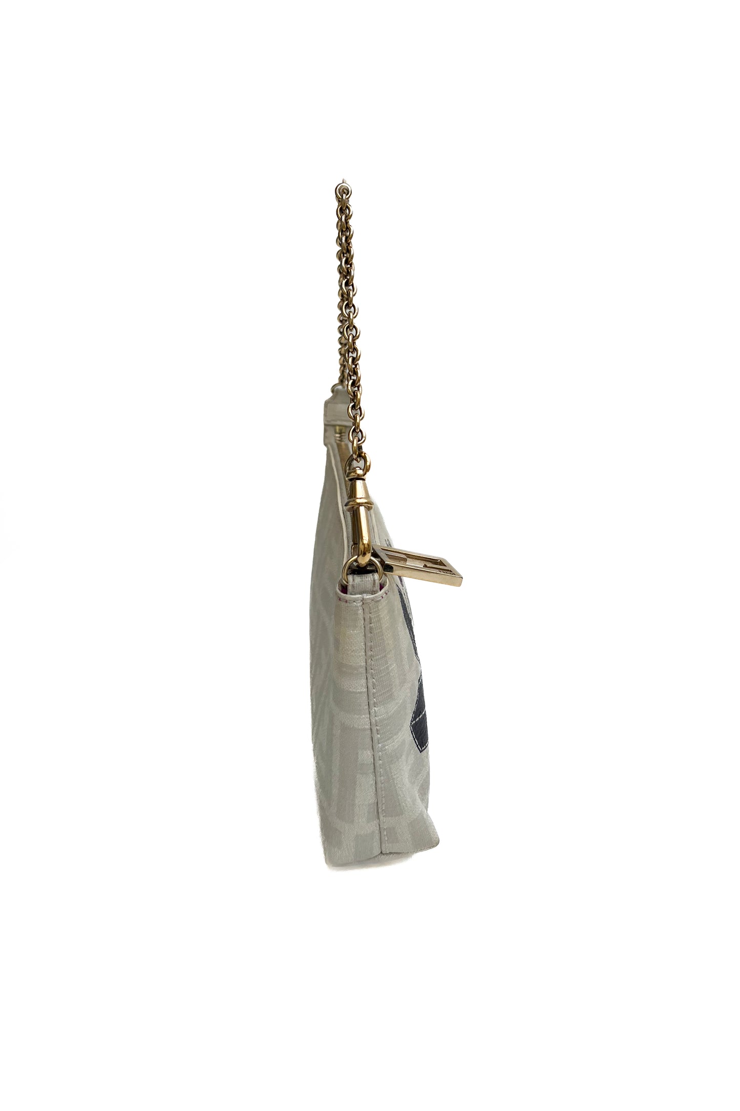 Vintage Cream Zucca & Stich Print Pochette