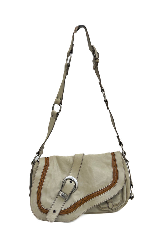 Vintage Gaucho Saddle Messenger Bag