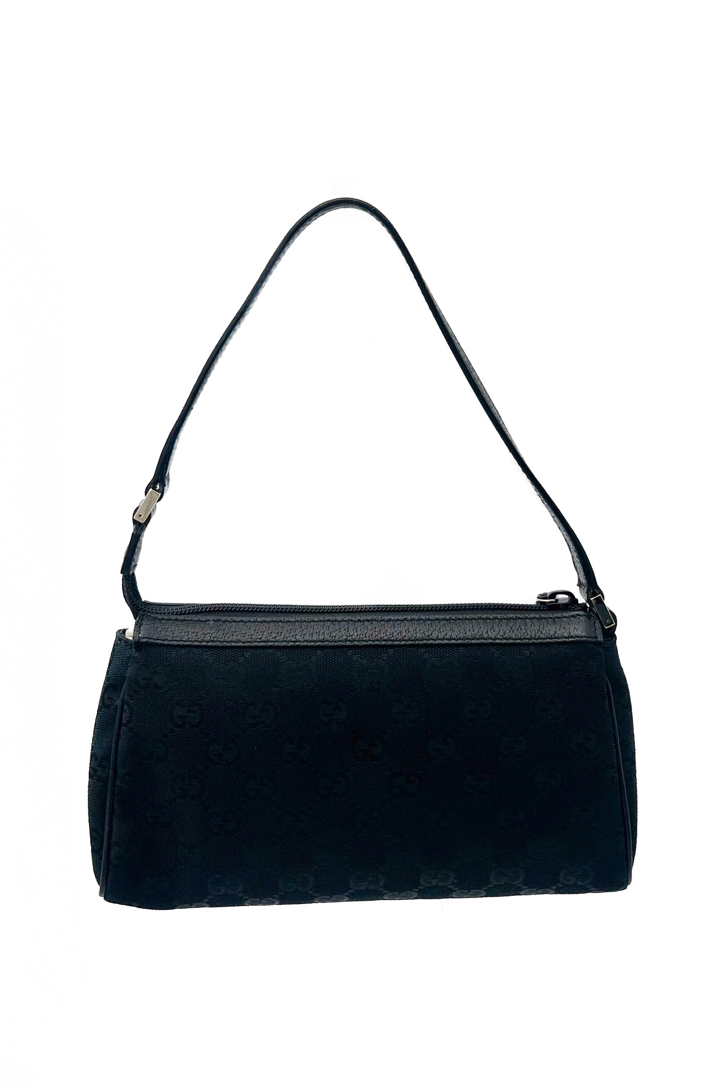 Vintage Black Monogram Abbey D-Ring Pochette
