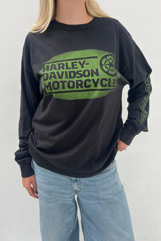 Vintage Black & Green Longsleeve